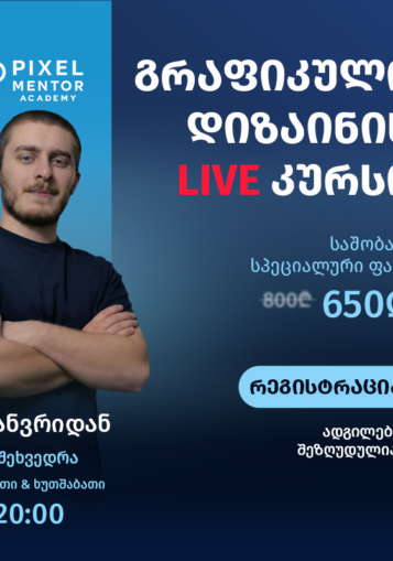 ჯუნიორ გრაფიკული დიზაინის პროგრამა